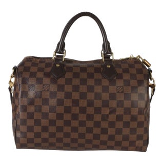 Damier Ebene Canvas Speedy Bandouliere 30 For Sale