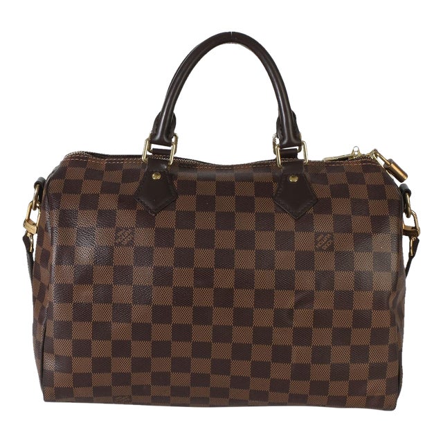 Damier Ebene Canvas Speedy Bandouliere 30 For Sale