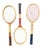 Vintage Wooden Tennis Racquets -- Wilson Bancroft Spaulding. Set of 6 For Sale - Image 4 of 6