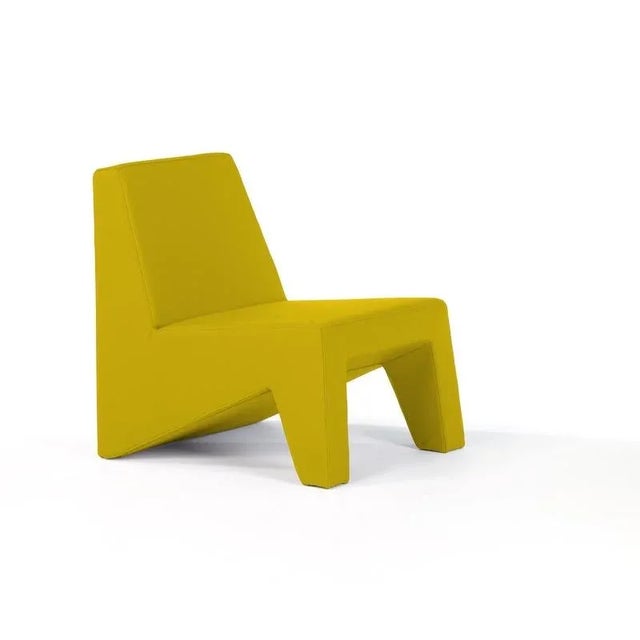 Contemporary Cubic Oker Chair by Moca For Sale - Image 3 of 3