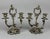 Art Nouveau Silver-Plated Brass Candelabras, Set of 2 For Sale - Image 14 of 14