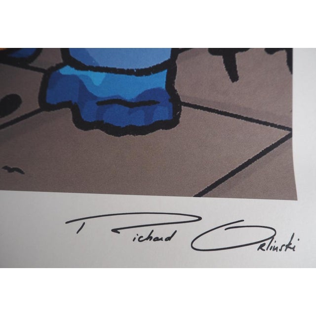 Richard Orlinski, Café de Paris, Lithograph For Sale - Image 7 of 9