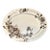 Antique Brown Transferware "Daisy" Pattern Platter For Sale