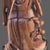 Antique Hand Carved Hardwood Hotei Happy Joyous Buddha Arms Raised Holding a Lotus Flower Table Lamp For Sale - Image 12 of 16