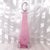 Boho Chic Pink and White Pyramid Shaped Perfume Bottle For Sale - Image 3 of 7