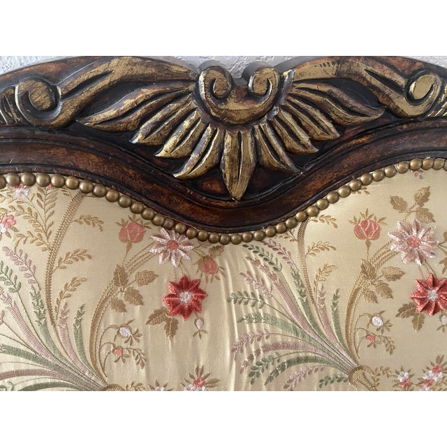 Wood Late 20th Century Exquisite Custom Paul Robert Loveseat/Settee Excellent "Mint" Condition For Sale - Image 7 of 12