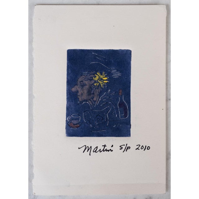 2010 James Martin Signed Abstract Floral Print For Sale In Seattle - Image 6 of 6