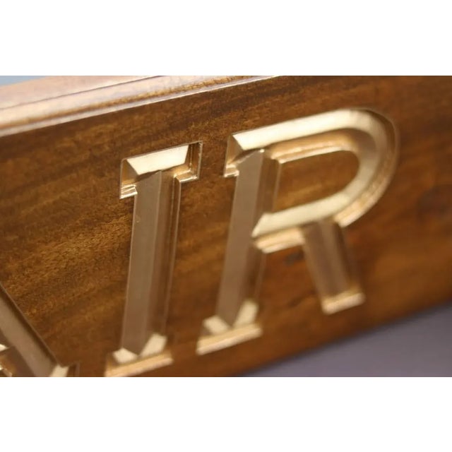 Brown Corsair Nameboard For Sale - Image 8 of 9