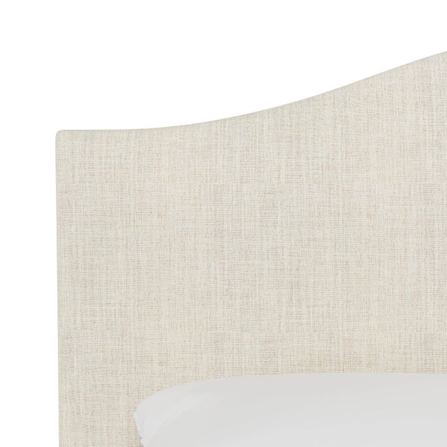 Spritely Home Kenmore Bed in Talc Classic Linen, Twin For Sale - Image 4 of 6