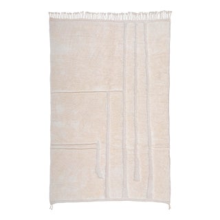 Hand-Knotted Wool Rug by Azele Studio For Sale