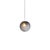 Stellar Mini Ceiling Lamp in Smoky Grey by Sebastian Herkner For Sale