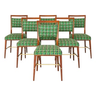 Walnut “Irwin Collection” Dining Chairs by Paul McCobb for Calvin, Circa 1955 - Set of 6 For Sale