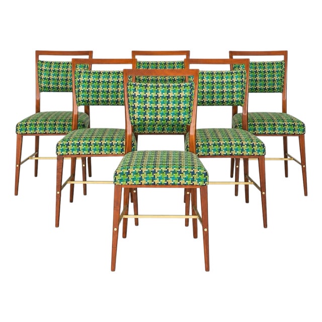 Walnut “Irwin Collection” Dining Chairs by Paul McCobb for Calvin, Circa 1955 - Set of 6 For Sale