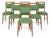 Walnut “Irwin Collection” Dining Chairs by Paul McCobb for Calvin, Circa 1955 - Set of 6 For Sale