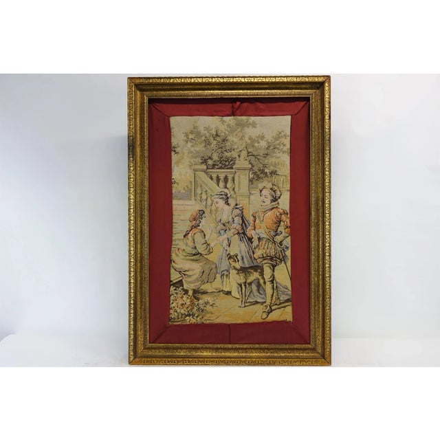 Large Antique 19th Century European Tapestry For Sale - Image 6 of 6