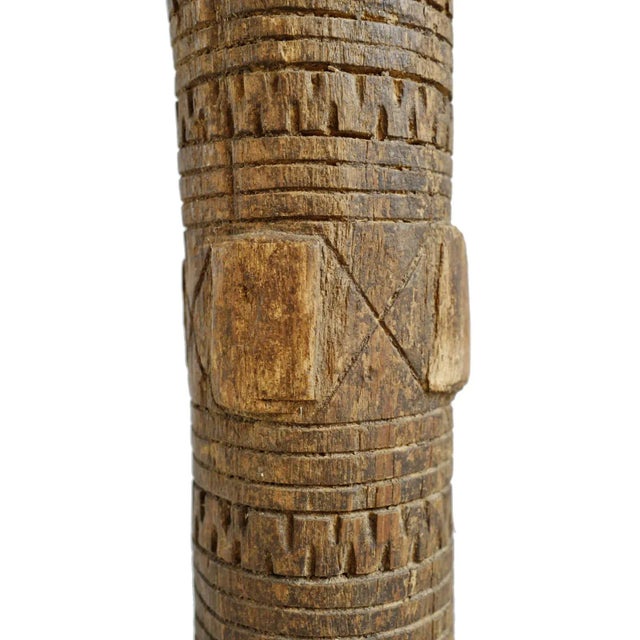 Mid 20th Century Mid 20th Century Tuareg Wood Pestle Stick For Sale - Image 5 of 8