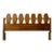Mid Century Modern Walnut and Burl King Size Headboard For Sale