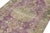 Traditional Distressed Vintage Runner in Purple With Beige Floral Medallion, by Rug & Kilim For Sale - Image 3 of 7