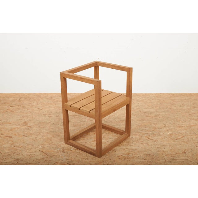 Outdoor Armchair in Oak by Peter Wigglesworth for Formatera AG, 1985 For Sale - Image 10 of 12