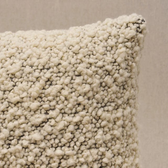 This pillow features Margarete with a knife edge finish. Margarete redefines bouclé. Woven with a superior yarn that...