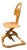 Vintage Svan Signet Adjustable High Chair Junior Chair Scandinavian Modern For Sale