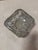 Transparent Vintage Clear Textured Glass Ashtray With Bubble Pattern For Sale - Image 8 of 14