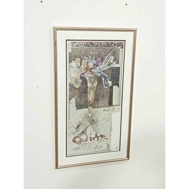 Horst Janssen, Artistic Poster Poems, 1979, Lithograph For Sale - Image 13 of 18