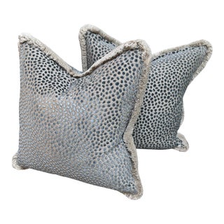 Pair Lee Jofa Animal Spots Pillows For Sale
