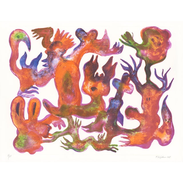 Fabien Verschaere, Beauty by Nature, 2018, Lithograph For Sale