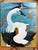 “Nosey Neighbors” a Swan Painting by LWren Walraven For Sale - Image 4 of 14