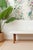 White Mahjong Floral Stripe Grasscloth Wallpaper by House Party | Soap White | 8 Yards For Sale - Image 8 of 8