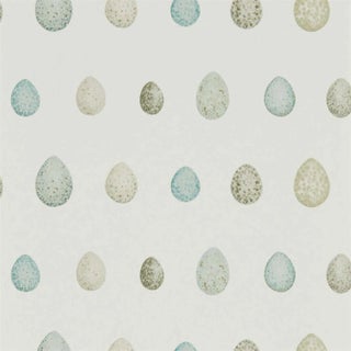 Sanderson Nest Egg Wallpaper in Eggshell/Ivory For Sale