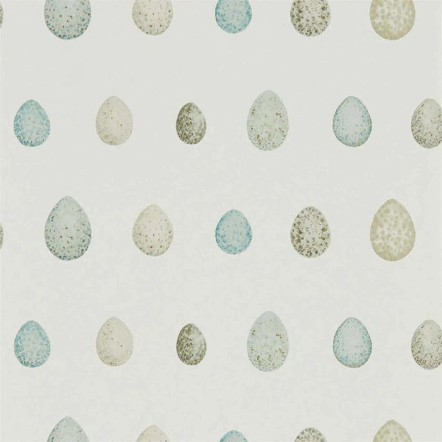 Sanderson Nest Egg Wallpaper in Eggshell/Ivory For Sale