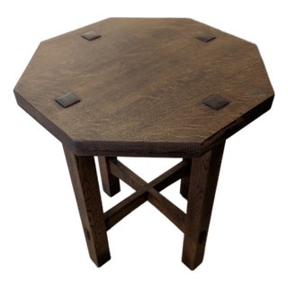 Stickley Occasional Octagonal Tabouret Table For Sale