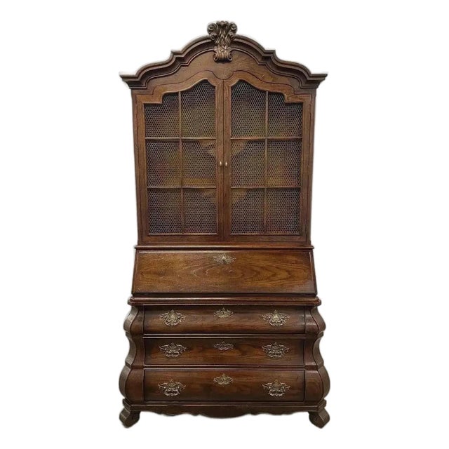 Henredon Four Centuries French Country Style Secretary Desk by Henredon For Sale