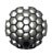 Anthracite Ceramic Sphere Sculpture by Alessio Tasca, Italy, 1960s For Sale - Image 9 of 10