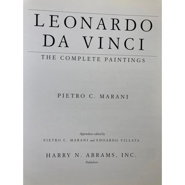 Leonardo Da Vinci the Complete Paintings Hardcover Coffee Table Book