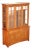 Stickley Mission Collection Oak Harvey Ellis Inlaid China Cabinet For Sale