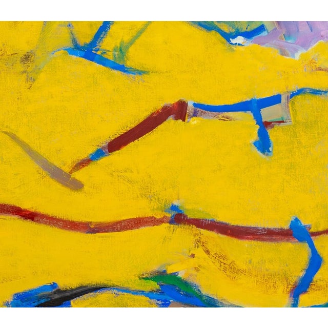 Contemporary Robert O'Meara Abstract Composition Oil on Canvas For Sale - Image 3 of 4