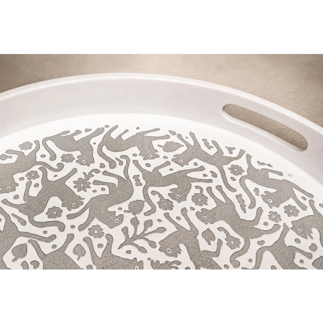 Wood Large "Ocelote" Tray, Wood, Ensamble Artesano, 2024 For Sale - Image 7 of 15