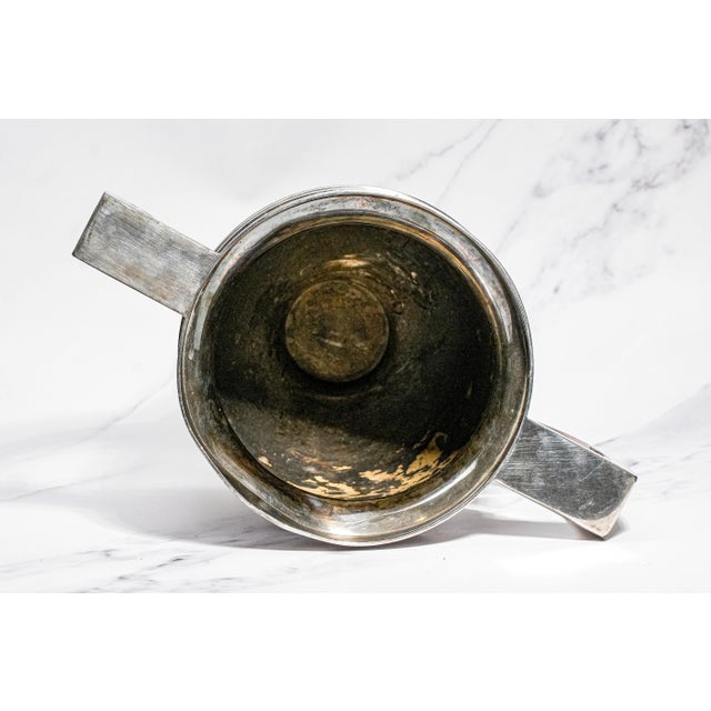 Huge Bright Antique Silverplate Double Handle Trophy Cup Award Hampton Roads Virginia For Sale - Image 11 of 13