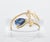 Not Yet Made - Made To Order Pear Sapphire 14k Gold Ring For Sale - Image 5 of 7