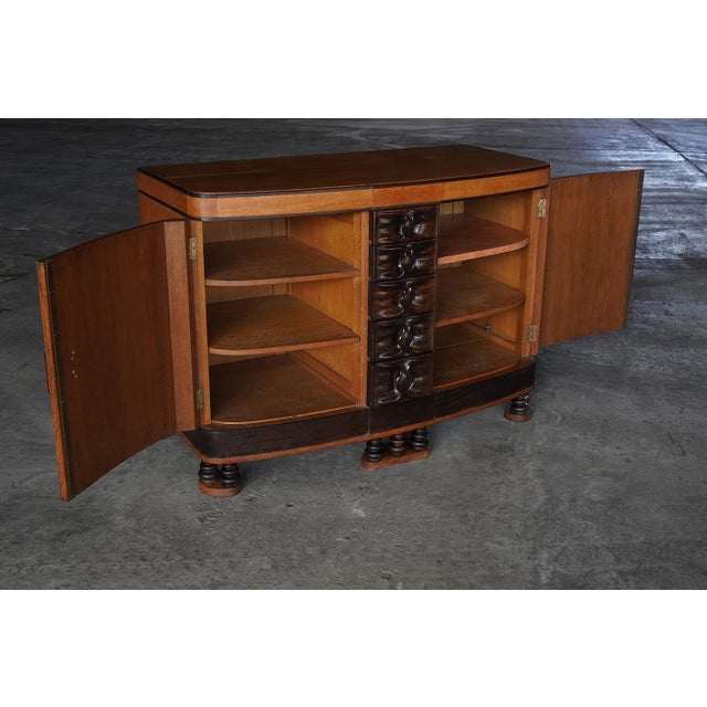 Amsterdamse School Cabinet by Willem Rädecker, Netherlands, 1920s For Sale - Image 10 of 12
