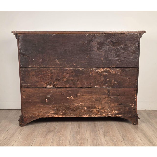 Brown Italian Baroque Walnut Cabinet/Buffet/Sideboard, Circa 1760 For Sale - Image 8 of 11