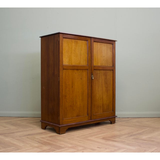 Antique Edwardian Compact Wardrobe, 1910s For Sale - Image 4 of 12