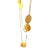 Late 20th Century Ippolita Classico Long Gold Necklace 18k Yellow Hammered Disc Motifs 40" Long For Sale - Image 5 of 7