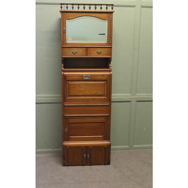 Early French Marine Vanity Cabinet with Sink for a Yacht or Boat This amazing piece is fully working and can unusually...