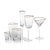 The Aperitivo Triangular Champagne Flutes - Set of 4 Be the talk of your next gathering with the stunning Aperitivo...