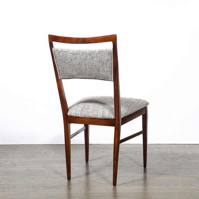 Set of 4 Paul McCobb Mid-Century Sculptural Walnut Dining Chairs by Directional For Sale - Image 11 of 15