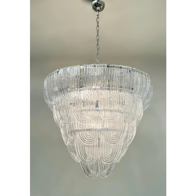1960s Curve Chandelier For Sale - Image 9 of 13